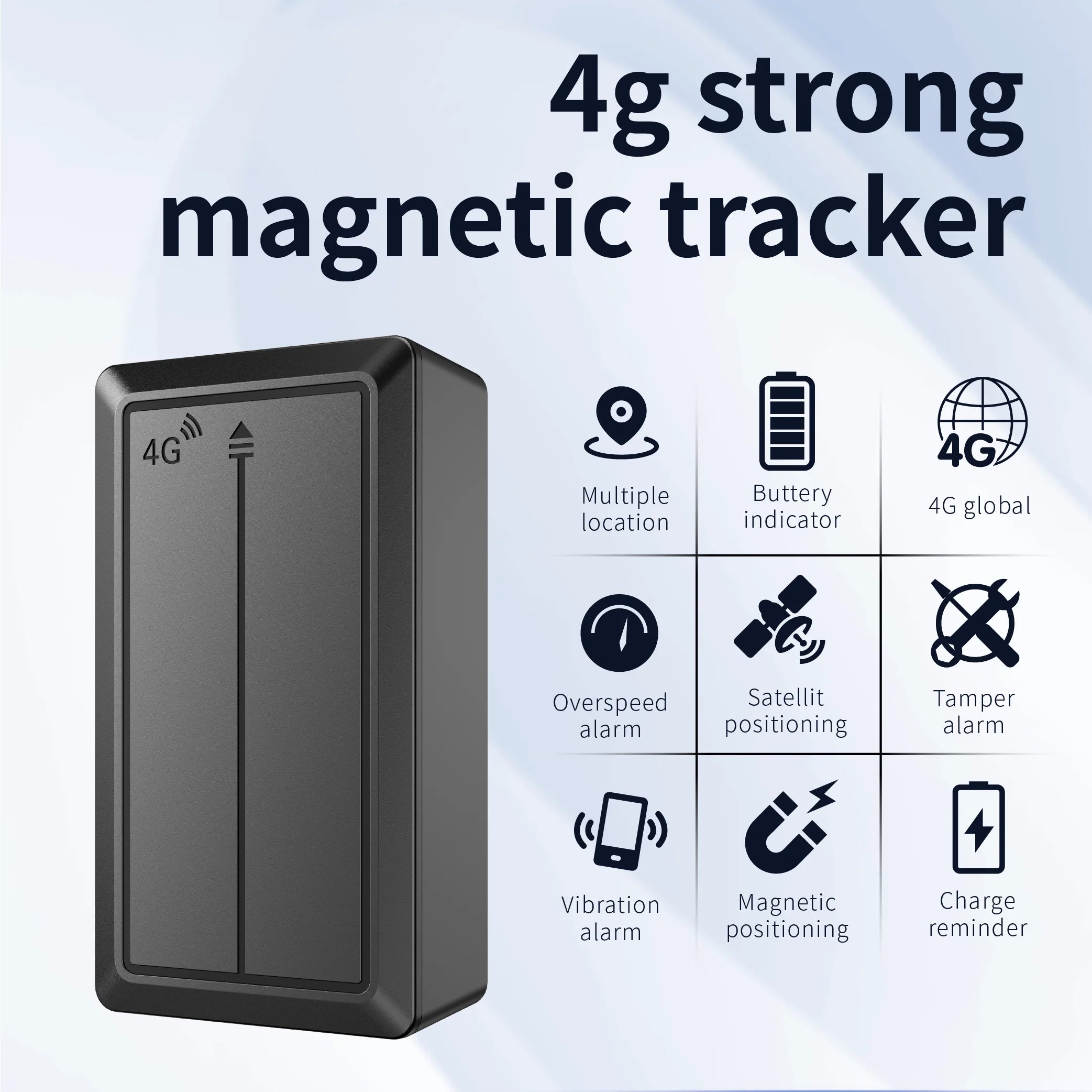 Long-Life 4G Magnetic GPS Tracker